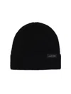 Canada Goose Rib Toque Wordmark Logo Beanie In Black