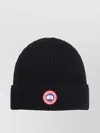 Canada Goose Women Logo Rib Toque Hat