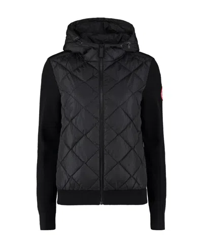 CANADA GOOSE RIBBED PANEL JACKET