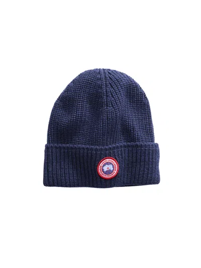 CANADA GOOSE CANADA GOOSE RIBBED TOQUE HAT