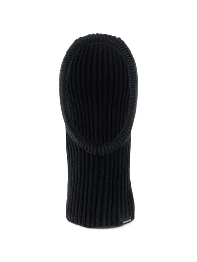 Canada Goose Ribbed-knit Balaclava In Black