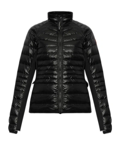 Canada Goose Right-collar Down Jacket In Black