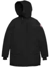 Canada Goose Robust Insulated Parka With High Collar In Black