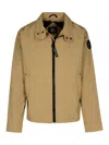 CANADA GOOSE ROSEDALE BEIGE COTTON BLEND JACKET