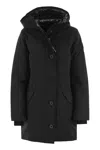 Canada Goose Rossclair Parka Jacket In Black