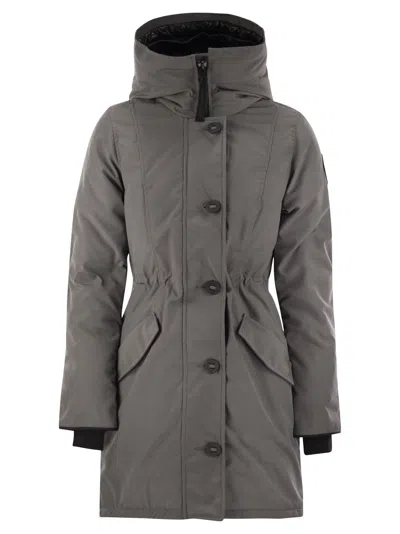 Canada Goose Parka Hooded Front Pockets In Grey