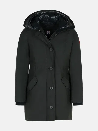 Canada Goose 'rossclair' Black Cotton Blend Parka