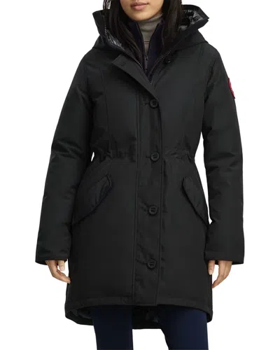Canada Goose Rossclair Down Parka In Black