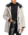Canada Goose Rossclair Hooded Down Parka In Limestone