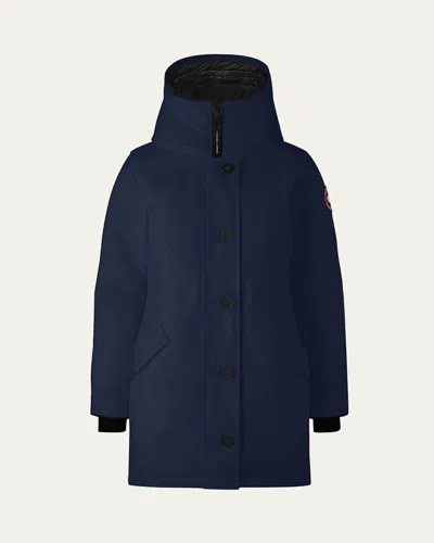 Canada Goose Rossclair Parka In Atlantic Navy