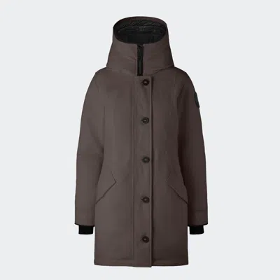 Canada Goose Rossclair Parka Black Label In Brown