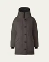 Canada Goose Rossclair Parka Black Label In Coastal Grey