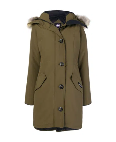 Canada Goose Rossclair Parka In Green