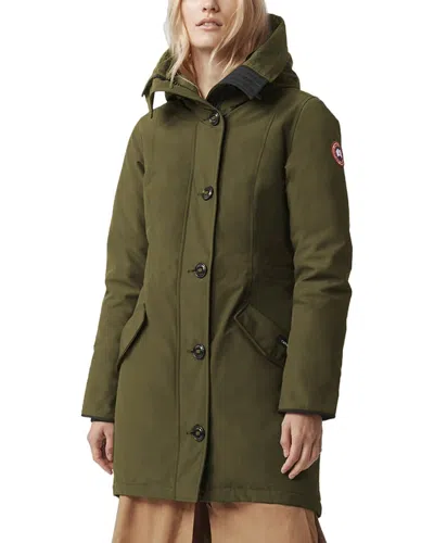 Canada Goose Rossclair Parka Heritage Slim Fit Parka In Green