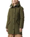 Canada Goose Rossclair Parka Heritage Slim Fit Parka In Green