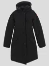 Canada Goose Rossclair Parka Jacket In Black