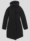Canada Goose Rossclair Parka Jacket In Black
