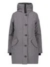 Canada Goose Parka Hooded Front Pockets In Grey