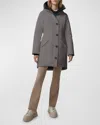 Canada Goose Rossclair Water-repellent Arctic Tech Parka Jacket In Blue