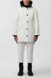 Canada Goose Rossclair Water Resistant 625 Fill Power Down Parka In White