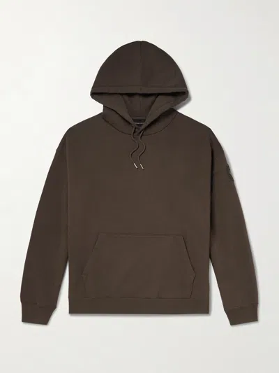 Canada Goose Organic Cotton Tonal Rove Hoodie In Brown