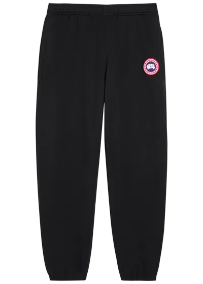 Canada Goose Rover Logo Cotton Sweatpants In Black