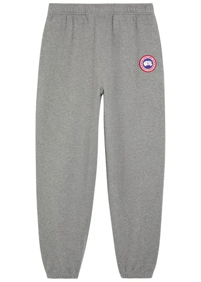 Canada Goose Rover Logo Cotton Sweatpants In Gray