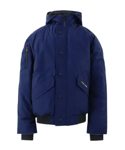 Canada Goose Rundle Pilot Jacket In Blue