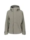 Canada Goose Versatile Waterproof Jacket With Hood And Pockets In Green