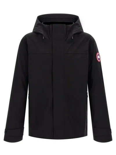 Canada Goose 'rupert' Rain Jacket In Black