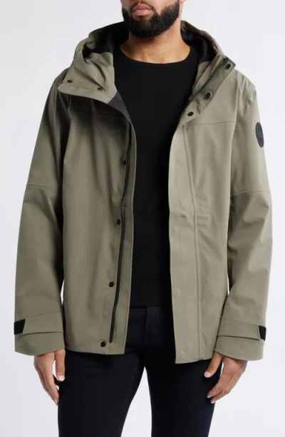 Canada Goose Rupert Waterproof Raincoat In Smokey Sage - Sauge Fume
