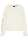 CANADA GOOSE CANADA GOOSE SATURNA LOGO INTARSIA WOOL JUMPER, JUMPER, CREW NECK