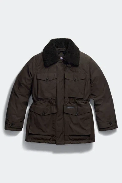 Canada Goose Scout Long-sleeve Down Jacket In Brown