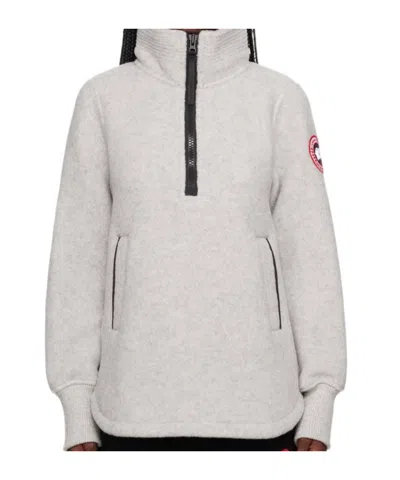 Canada Goose Severn Stand-neck Sweater In White