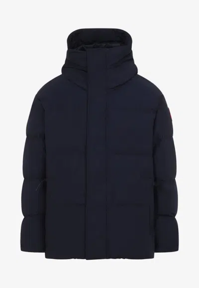 Canada Goose Seymour Hooded Down Parka In Blue