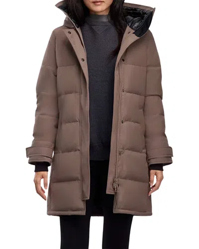 Canada Goose Shelburne Black Label Parka In Brown