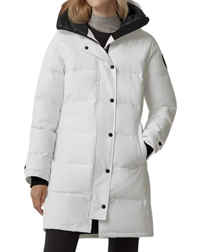Canada Goose Shelburne Down Parka Black Label In White
