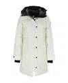 Canada Goose Shelburne Water Resistant 625 Fill Power Down Parka In White