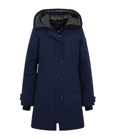 CANADA GOOSE SHELBURNE HOODED DOWN JACKET