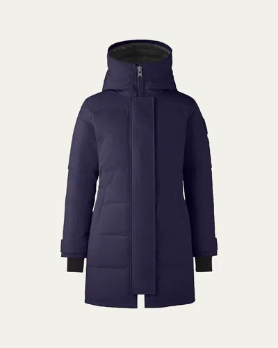 Canada Goose Shelburne Hooded Down Parka In Future Dusk