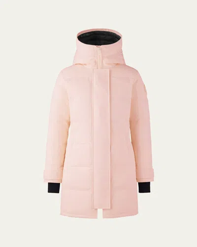 Canada Goose Shelburne Hooded Down Parka In Pink