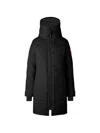 Canada Goose Shelburne Hooded Quilted Jacket In Black