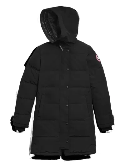 Canada Goose Shelburne Hooded Quilted Parka In Black