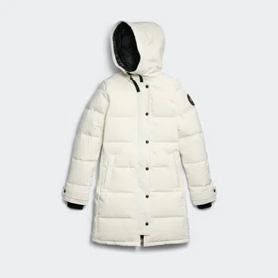 Canada Goose Shelburne Parka Black Label In White