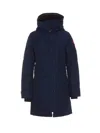 Canada Goose Trillium Hooded Parka Coat In Blue