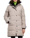Canada Goose Solid Color Down Jacket In Neutral