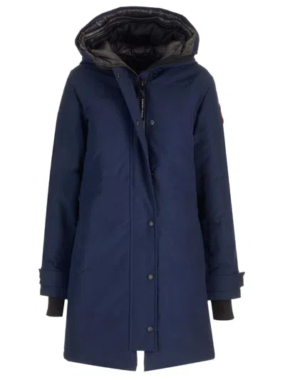 Canada Goose Shelburne Parka In Navy