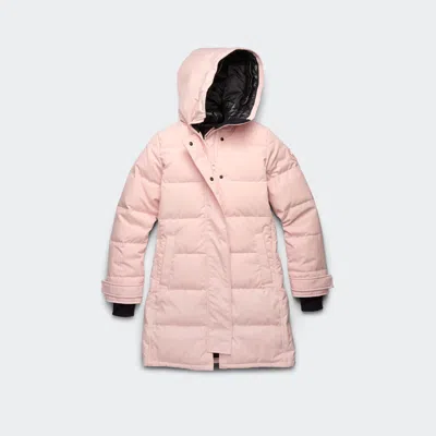 Canada Goose Shelburne Parka Tonal Label In Pink
