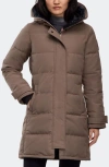 Canada Goose Shelburne Recycled Nylon 625 Fill Power Down Parka In Gray