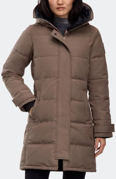Canada Goose Shelburne Recycled Nylon 625 Fill Power Down Parka In Gray